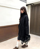 Moochi Balmacaan Over Wool Midi Coat