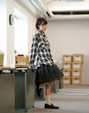 Grid Overfit Ombre Check Shirt