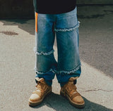 REPAIRED WIDE JEAN