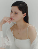 [Premium Plating] Ice Block AB(C) Dual Link Necklace