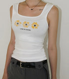 DAISY BRUSH SLEEVELESS