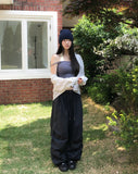 Earf Wave Shirred Nylon Pants