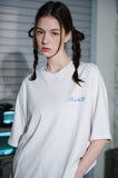 Wild Cat Embroidery Short Sleeve T-shirt