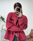 Rebed pocket shirt jacket