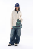 Leon stripe over long sleeve