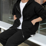 Cent Loose Fit Hood Zip-Up