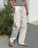 Easy Linen One-Tuck Wide Pants