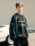 93 Racing Color Matching Graphic Pullover