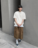 Balloon Cargo Bermuda Pants