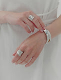 [Premium Plating] H Edition AB Bold Wave Ring