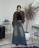 Ruchen ribbon ball chain belt
