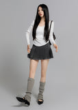 Scatter Pleated Skirt