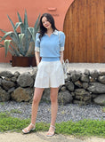 Chino Pin Tuck Short Cotton Pants