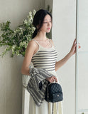 Deflin Stripe Sleeveless One Piece