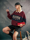 City Slicker Collar Sweatshirt