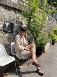 Modi linen blazer jacket