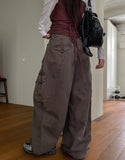 Vive Tape Dyeing Cargo Balloon Pants
