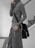 Meryl Stud Two-Way Zip-Up
