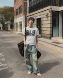 Kuda Damaged Wide Denim Pants