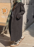 [wool30%] Oa single wool long coat