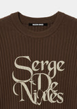 ORIGINE LETTERING HALF KNIT