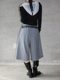 See-through cowl neck hood sleeveless