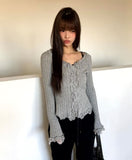 Levin Frill Lace Cardigan