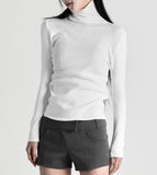 Basic mohair turtle knit