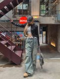 Denti Damage Brush Denim Pants