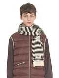 Stripe Knit Muffler