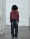 Vintage Pigment Balloon Fit Hood Zip-Up