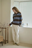 Wide Stripe Rugby Knit