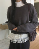 Kuton Vintage Raw Stone Satin Padded Shoulder Bag