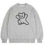 Big Line Bear Smile Sweatshirt