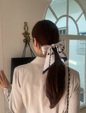 Morene Ribbon Pearl Hair Tie