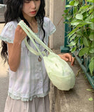 Sayaka Nylon Pocket Shoulder Bag