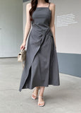 Shua Twist Wrap Bustier Long One Piece