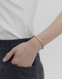 [Premium Plating] Precise AB Single Cuff Bangle