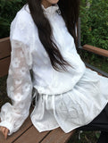 Rogu Frill Layered Mini Wrap Skirt