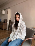 Nobui Flower Hood Zip-up