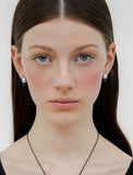 Subni Silver (W) Luciel Onyx Earrings