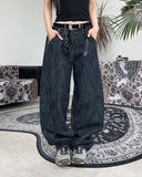 Denny Balloon Raw Denim Pants