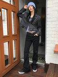STRIPE BOOTCUT DENIM