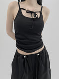 Newt Shirring Cap Sleeveless