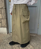 Doda Cargo Banding Long Skirt