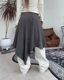 Festie Suede Wrap Skirt