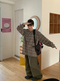 Shio hidden banding cotton wide pants