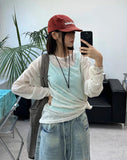 Benon Summer See-through Knit