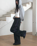 Merby Dot Ribbon Banding Strap Cutout Training Long Pants