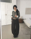 Kiba Stripe Overfit Long Sleeve T-shirt